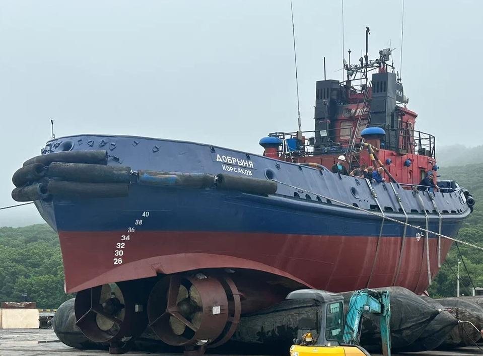 Буксир «Добрыня» после ремонта